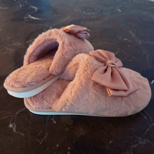 Load image into Gallery viewer, Ellison+Young - Satin Shine Fur Cozy Lounge Slippers: Pink / S/M
