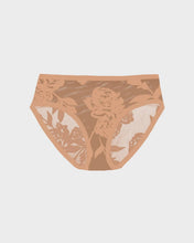 Load image into Gallery viewer, EBY - Sheer Flocked Brief: Madam Muse / XS
