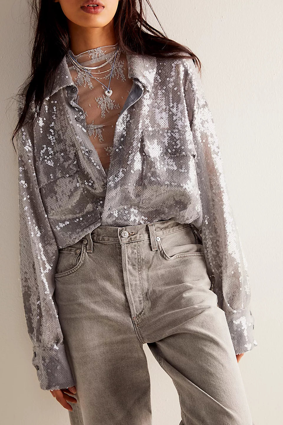 Free People - Disco Margarita Button Down