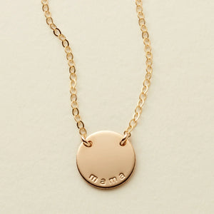 MADE BY MARY - Mama Mini Zola Necklace - Gold 17-19in