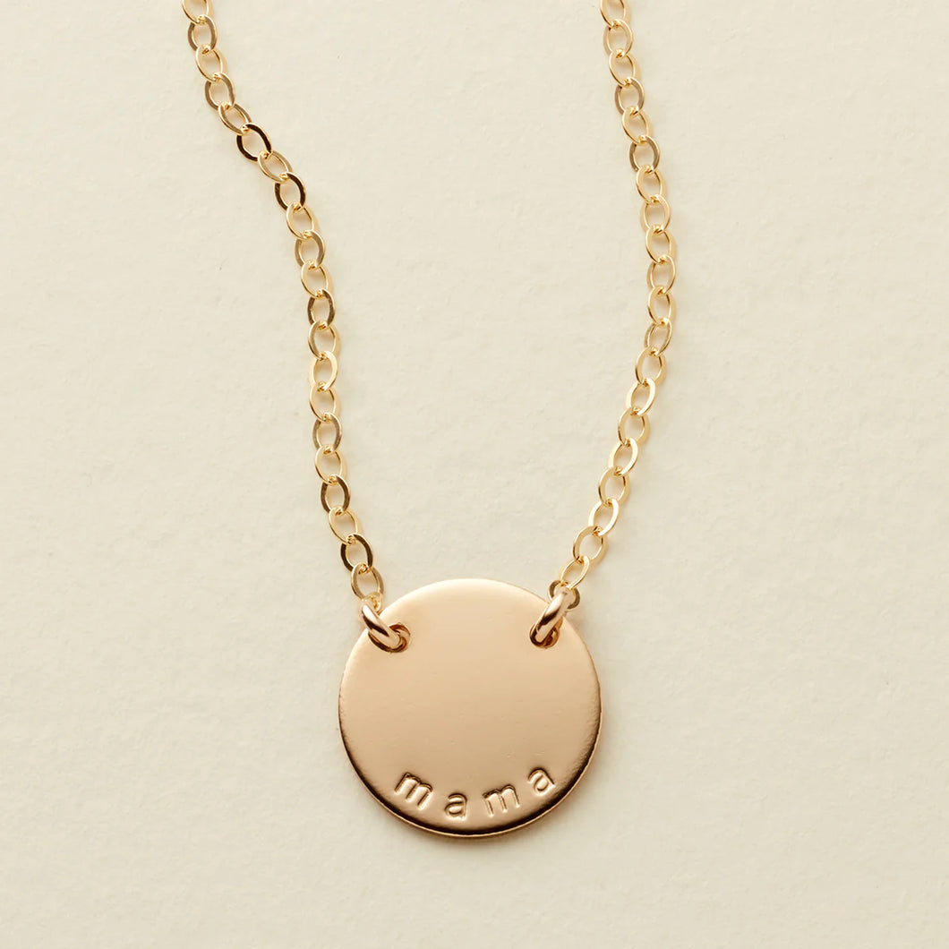 MADE BY MARY - Mama Mini Zola Necklace - Gold 17-19in