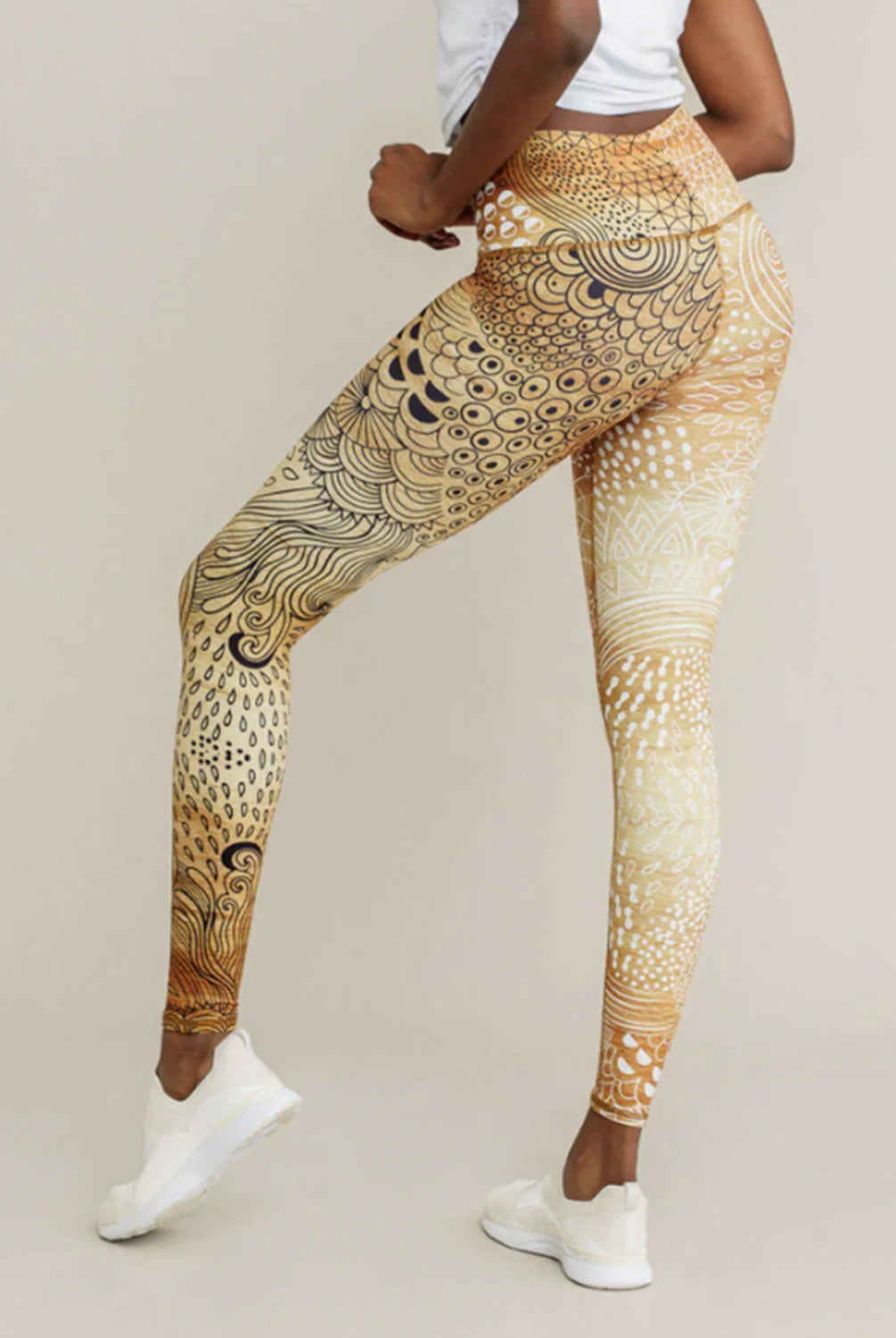 NIYAMA SOL - Kuro Shiro Barefoot Leggings