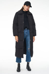 PISTOLA - Shayne Long Puffer Coat - Noir