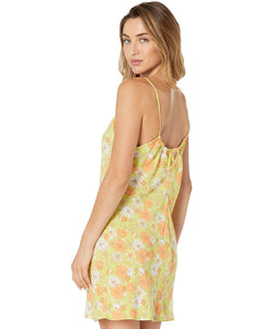 RVCA- Macarthur Dress - GREEN/ORANGE