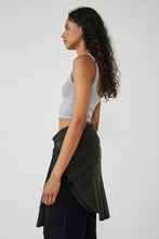 Load image into Gallery viewer, FREE PEOPLE - Scoop Neck Crop in Silver Brooke - Blue Gray
