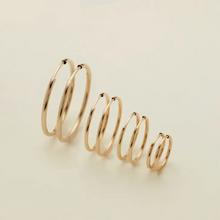 Load image into Gallery viewer, Made By Mary - Live In Hoop Earrings- Gold
