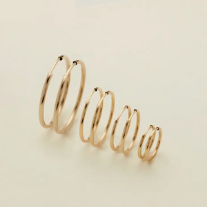 Made By Mary - Live In Hoop Earrings- Gold