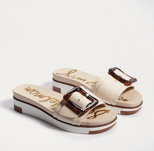 SAM EDELMAN - Ariane Slide Sandal - Modern Ivory