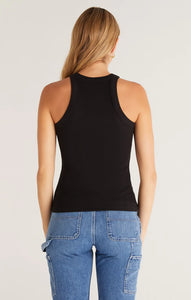 Z SUPPLY - Lily Rib Tank Black