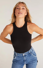 Load image into Gallery viewer, Z SUPPLY - Lily Rib Tank Black
