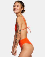 Load image into Gallery viewer, RVCA - Solid High Rise Cheeky Bottom - ORANGE
